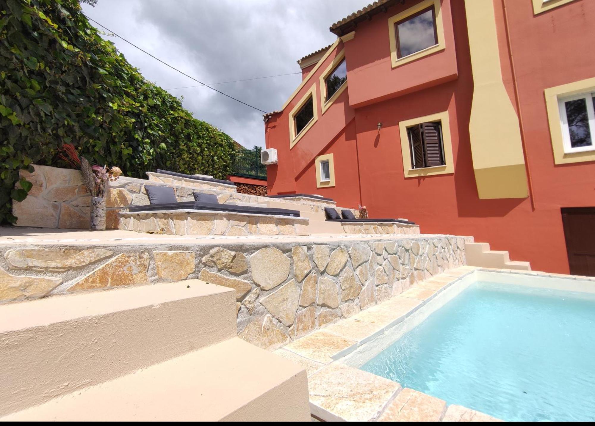 Gkk House Private Swimming Pool Luxury House Villa Skriperon Kültér fotó